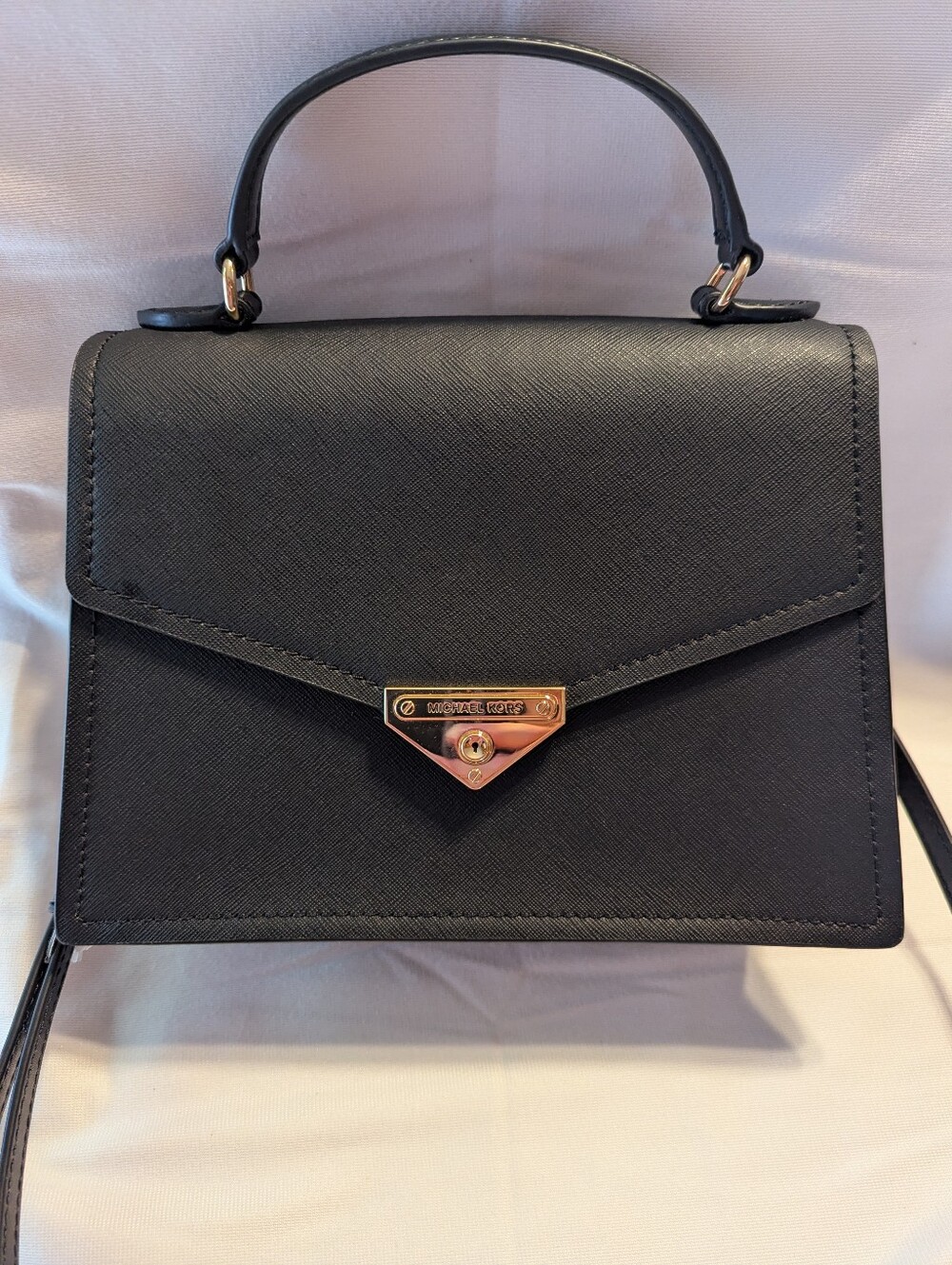 Michael Kors Black Satchel Crossbody Bag/Purse BNWT